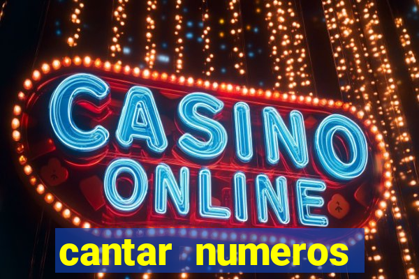 cantar numeros bingo online