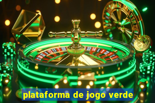 plataforma de jogo verde